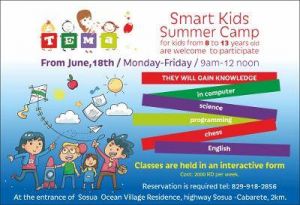 Intellectual summer camp for children 8-13 years
